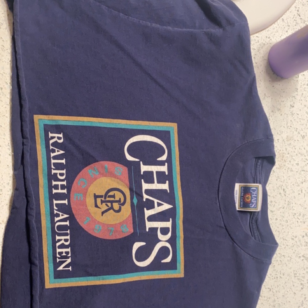 ralph lauren cropped tee